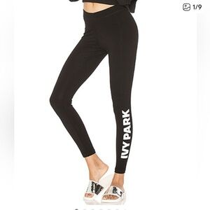 Ivy Park Leggings Pants Black XL Like New!